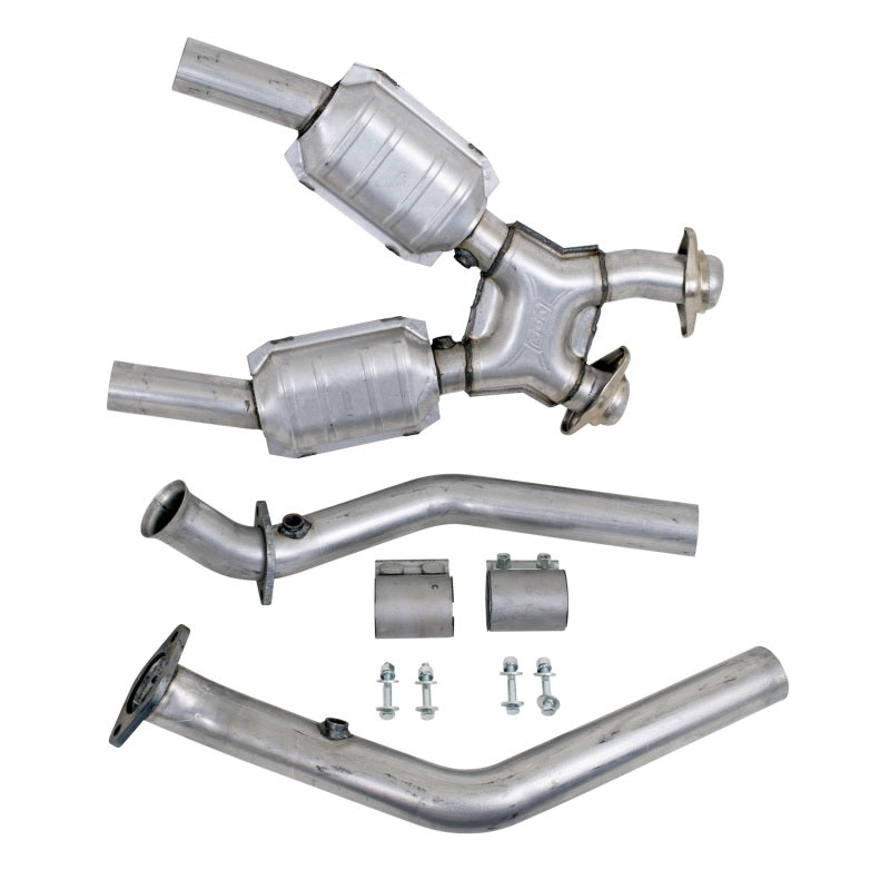 BBK Mustang 4.6 GT/Cobra High-Flow Catted X-Pipe 2.5-inch — Fits 1999-2004 Ford Mustang
