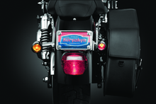 Cargar imagen en el visor de la galería, Kuryakyn License Plate Turn Signal &amp; Marker Light Mount Chrome