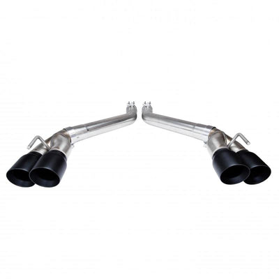 Kooks 3in Axle-Back Muffler Delete Exhaust System w/ Black Quad Tips — Fits 2016-2024 Chevy Camaro SS LT1