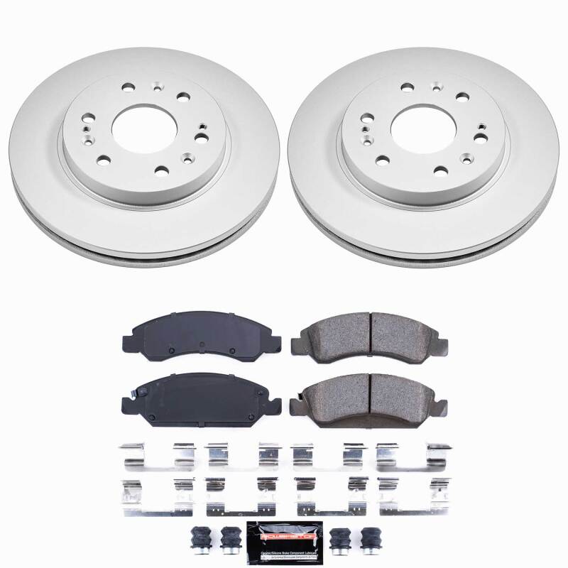 Power Stop 08-20 Cadillac Escalade Front Z23 Coated Brake Kit