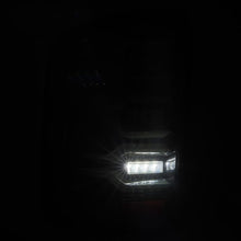 Cargar imagen en el visor de la galería, AlphaRex 14-18 GMC Sierra 1500/2500HD/3500HD LUXX-Series LED Tail Lights Alpha-Blk Actv Lgt Seq. Sig