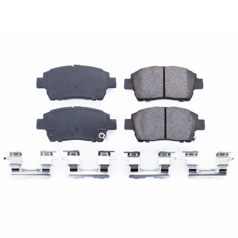 Power Stop 12-15 Scion iQ Front Z17 Evolution Ceramic Brake Pads w/Hardware