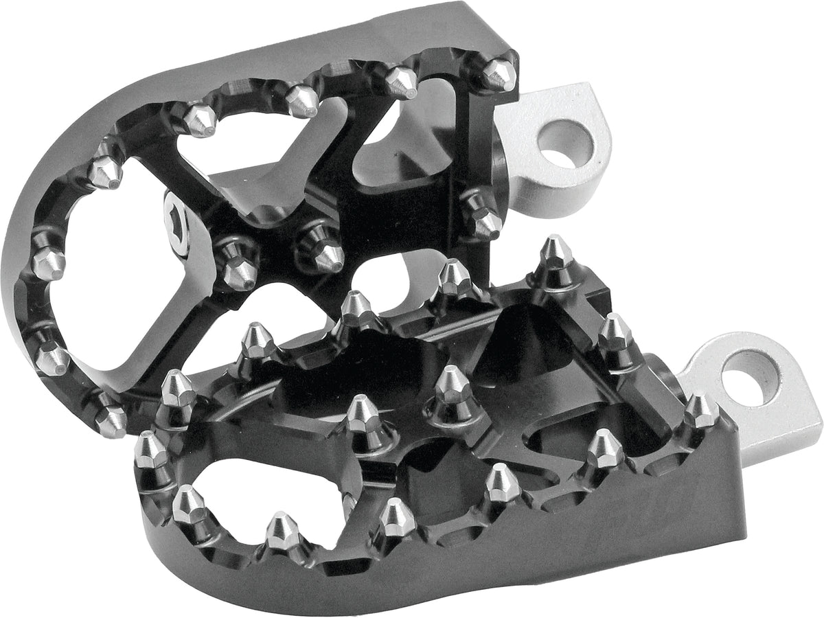 FLO Motorsports BMX Style Foot Pegs Black (FPEG-800V3BLK)