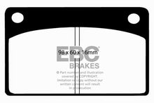 Cargar imagen en el visor de la galería, EBC 66-68 Volvo 140 1.8 Greenstuff Front Brake Pads