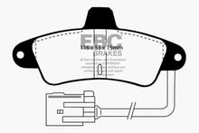 Cargar imagen en el visor de la galería, EBC 95-00 Ford Contour 2.0 Greenstuff Rear Brake Pads