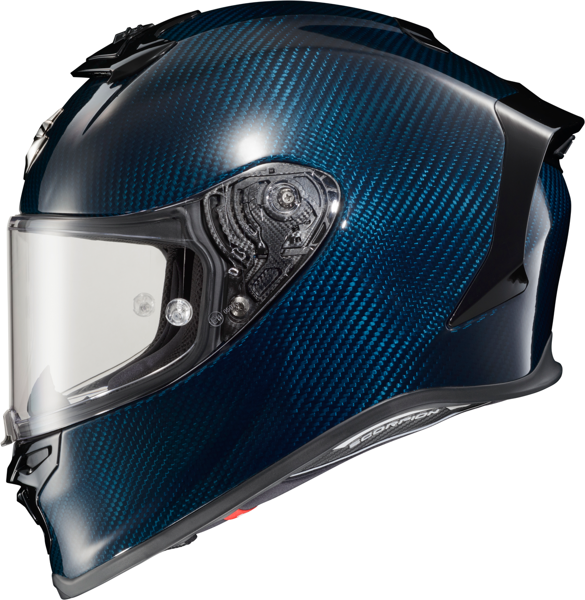 Scorpion EXO EXO-R1 AIR Full Face Helmet Carbon Blue MD (R1C-0204)