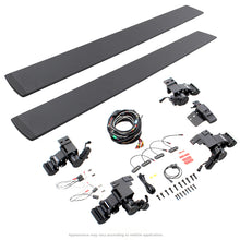 Cargar imagen en el visor de la galería, Go Rhino 22-23 Toyota Tundra CrewMax Cab 4dr E-BOARD E1 Electric Running Board Kit - Tex. Blk