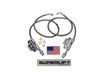 Cargar imagen en el visor de la galería, Superlift 03-13 Dodge Ram 2500/3500 w/ 4-6in Lift Kit (Pair) Bullet Proof Brake Hoses