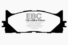 Cargar imagen en el visor de la galería, EBC 13+ Lexus ES300h 2.5 Hybrid Greenstuff Front Brake Pads