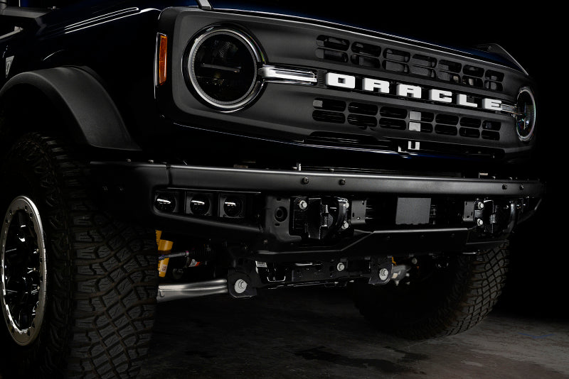 Kit de luces antiniebla LED triples ORACLE Lighting 21-22 Ford Bronco para parachoques de acero - Blanco VER GARANTÍA