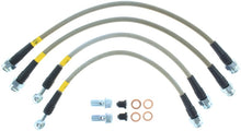 Cargar imagen en el visor de la galería, StopTech 07-08 Cadillac Escalade Stainless Steel Rear Brake Lines