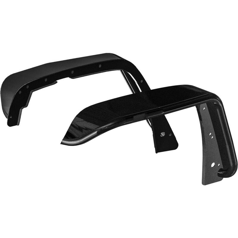 Westin/Snyper 07-17 Jeep Wrangler Tube Fenders - Front - Textured Black