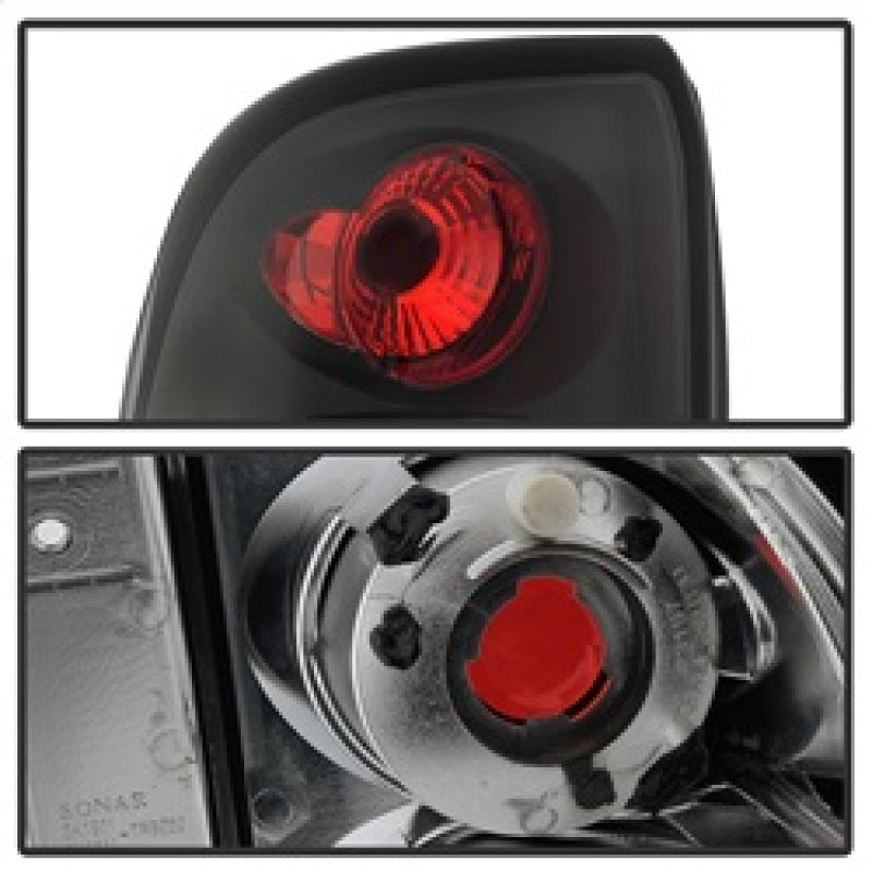 Luces traseras de estilo europeo Spyder Chevy TrailBlazer 02-09, color negro ALT-YD-CTB02-BK