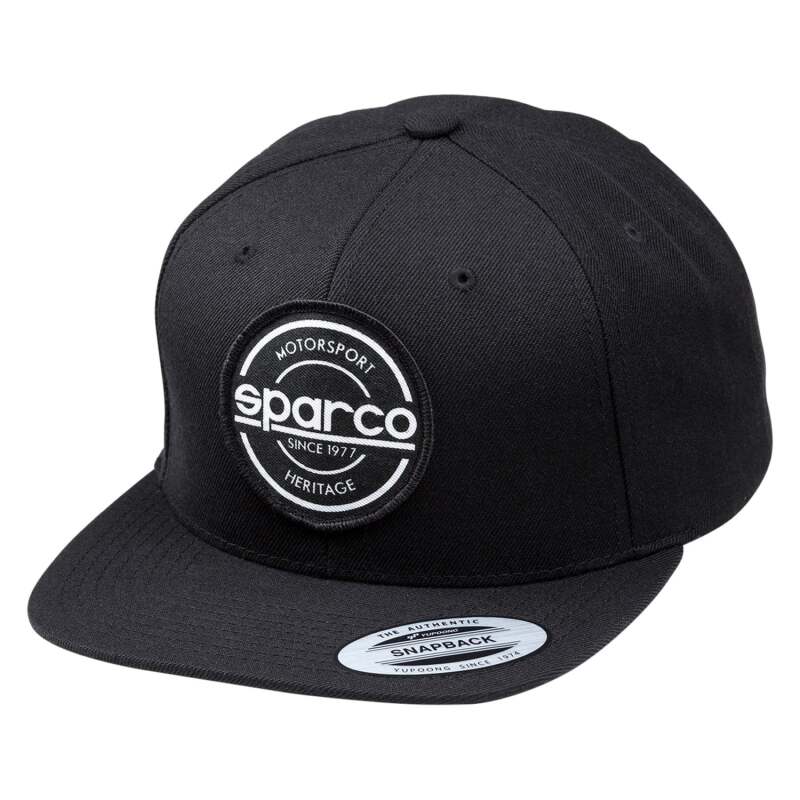 Sparco S-Patch Snapback Cap - Black — Headwear
