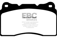 Cargar imagen en el visor de la galería, EBC 17-21 Honda Civic Type-R (FK8) Yellowstuff Front Brake Pads