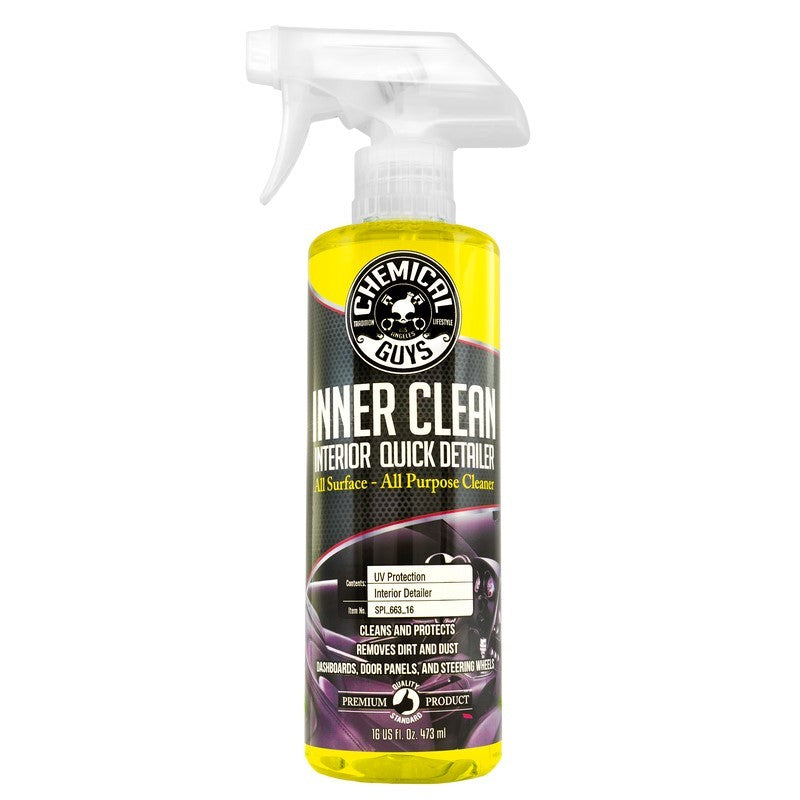 Limpiador y protector rápido para interiores InnerClean de Chemical Guys, 16 oz