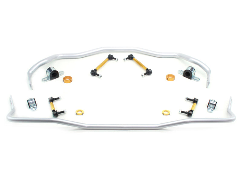 Whiteline 15-20 Ford Mustang GT/GT Premium/EcoBoost/EcoBoost Premium Front & Rear Sway Bar Kit