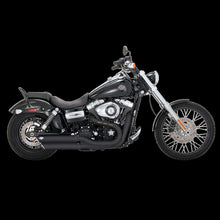 Cargar imagen en el visor de la galería, Vance &amp; Hines Harley Davidson 08-17 Dyna / Fatbob/ Wide Glide Twin Slash 3in Slip-On Exhaust