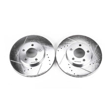 Cargar imagen en el visor de la galería, Power Stop 02-06 Buick Rendezvous Front Evolution Drilled &amp; Slotted Rotors - Pair