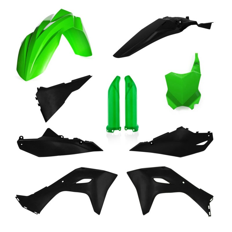 Acerbis 2024 Kawasaki KX450 Full Plastic Kit - Green/Black