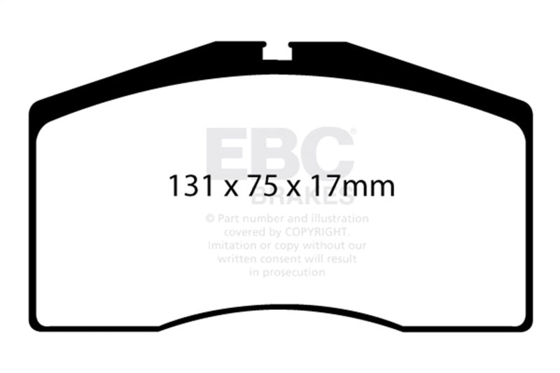 EBC 93-95 Porsche 911 (964) 3.6 Turbo Bluestuff Front Brake Pads