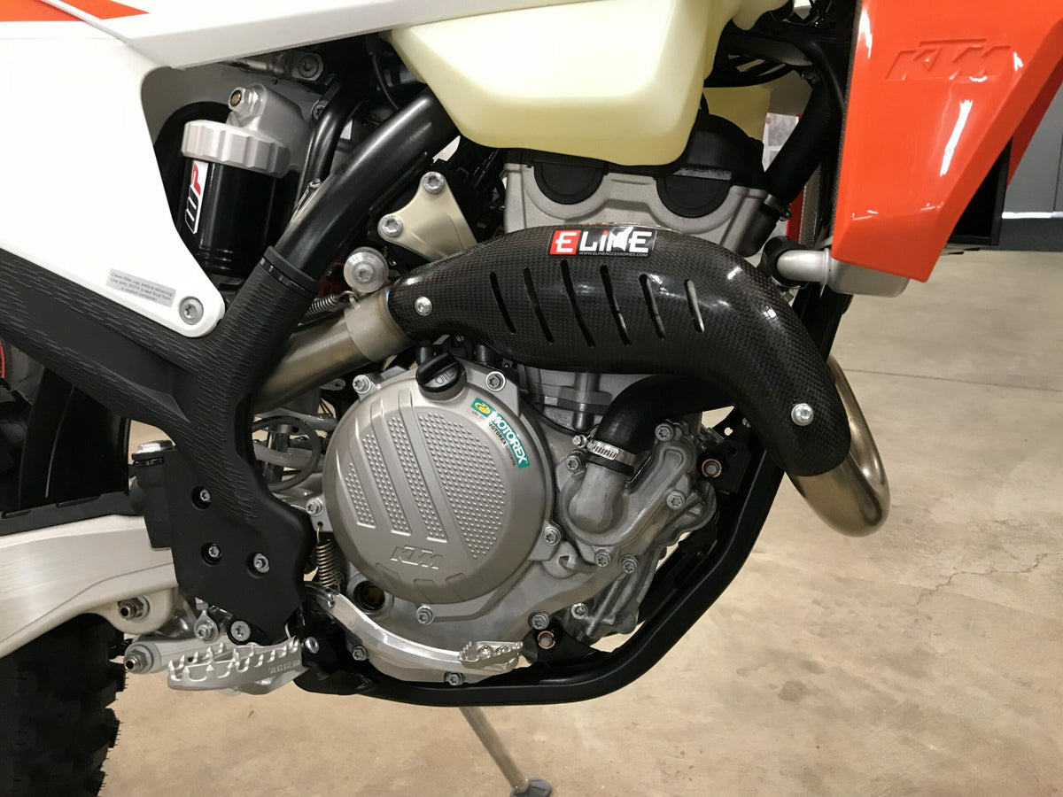 E-Line Accessories Carbon Fiber Heat Shields HUS/KTM (MHS45019F)