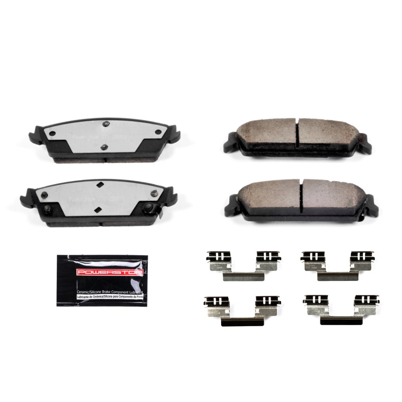 Pastillas de freno traseras Power Stop Z36 para camioneta y remolque Cadillac Escalade 99-00 con herrajes