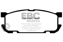 Cargar imagen en el visor de la galería, EBC 01-03 Mazda Miata MX5 1.8 (Sports Suspension) Yellowstuff Rear Brake Pads