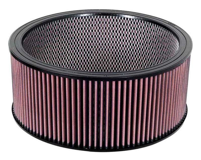 K&N Custom High-Flow Air Filter — 14in OD / 12in ID / 6in Height