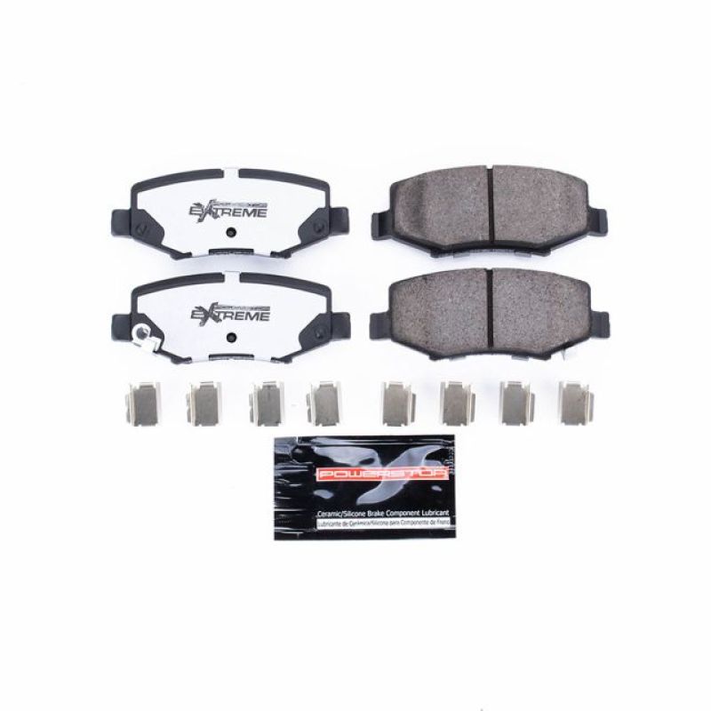 Pastillas de freno traseras Power Stop para camioneta y remolque Jeep Wrangler Z36 07-18 con herrajes