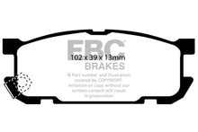 Cargar imagen en el visor de la galería, EBC 01-03 Mazda Miata MX5 1.8 (Sports Suspension) Yellowstuff Rear Brake Pads