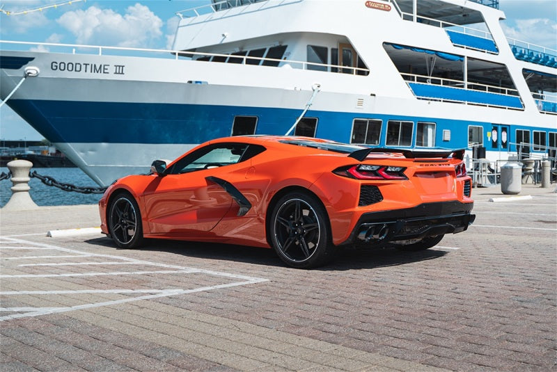 Escape Corsa 2020 Corvette C8 Xtreme Cat-Back de 3 pulgadas, puntas cuádruples negras de 4,5 pulgadas: elimina la válvula AFM de serie