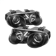 Cargar imagen en el visor de la galería, Faros delanteros de proyector LED Halo Spyder Acura Integra 98-01 - Negro Alto H1 Bajo 9006 PRO-YD-AI98-HL-BK