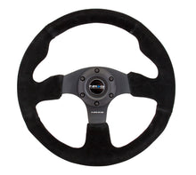 Cargar imagen en el visor de la galería, NRG Reinforced Steering Wheel (320mm) Suede w/Black Stitch