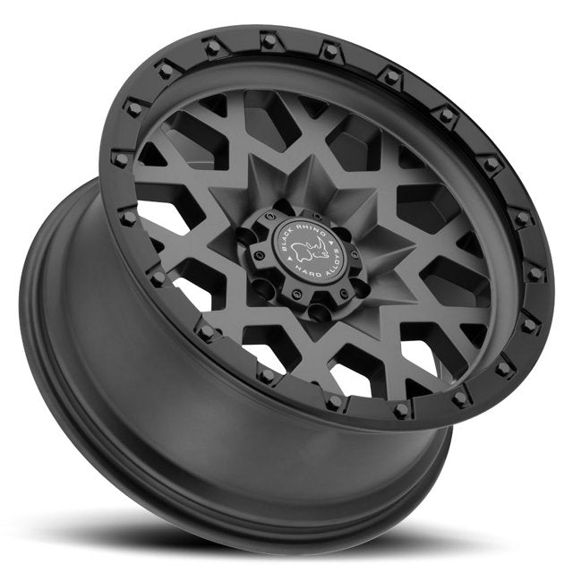 Black Rhino Wheels BRSPK 17X9.5 6X5.5 M-GNMTL-BLK-LP -18MM