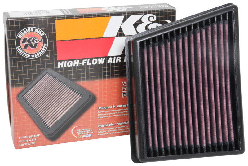 K&N 33-3117 Replacement Drop-In Air Filter — Fits 2018-2022 Ford EcoSport L4-1.0L F/I