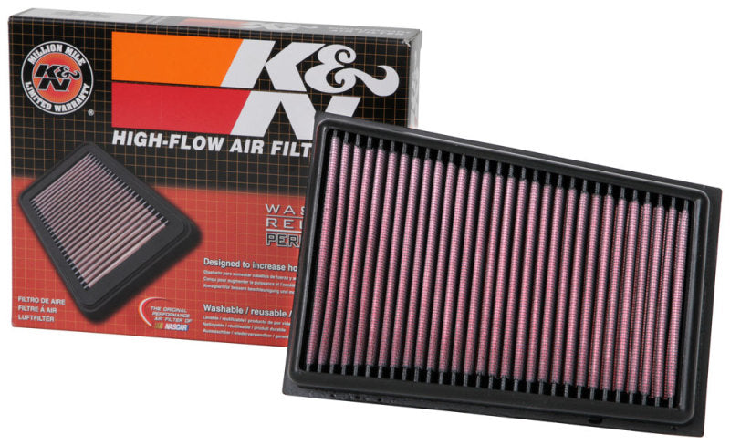 K&N 33-2944 Replacement Air Filter — Nissan (1.125" H x 9.063" L x 6.438" W)