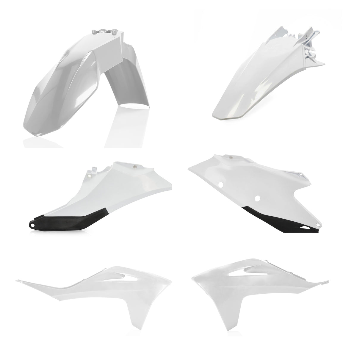Acerbis Plastic KIT GAS/KTM White/Black (2872781035)