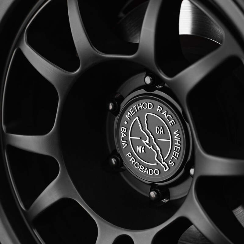 Method Wheels CP-BAJA86S-B BAJA Center Cap — 86MM Snap-In Black