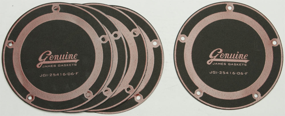 James Gaskets Clutch Derby Cover Gaskets Foamet w/Bead 5/PK 25416-06-F