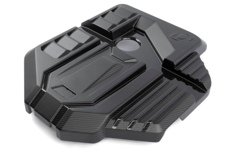 Dinan 21-27 BMW M2/M3/M4 (G80/G82/G87) Matte Carbon Fiber Engine Cover w/Gloss Accents (D590-0005-B)