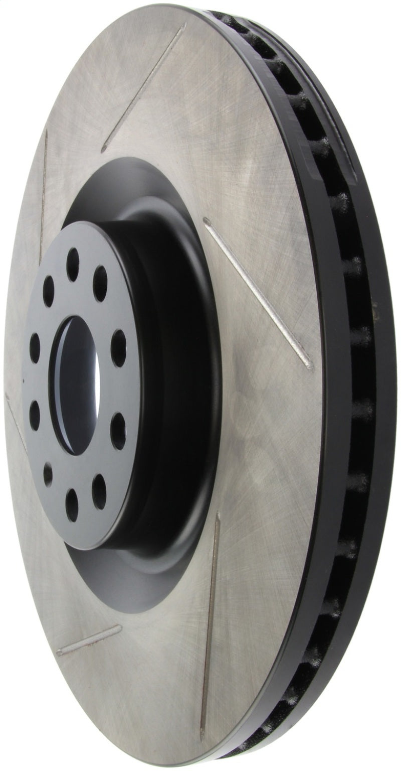 StopTech Power Slot Front Right Slotted Rotor — Fits 09 VW CC, 06-09 Passat, 12-13 Golf R