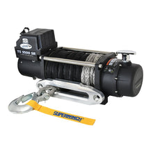 Cargar imagen en el visor de la galería, Cabrestante Superwinch de 9500 libras, 12 V CC, 3/8 in x 80 pies, cuerda sintética, cabrestante Tiger Shark 9500