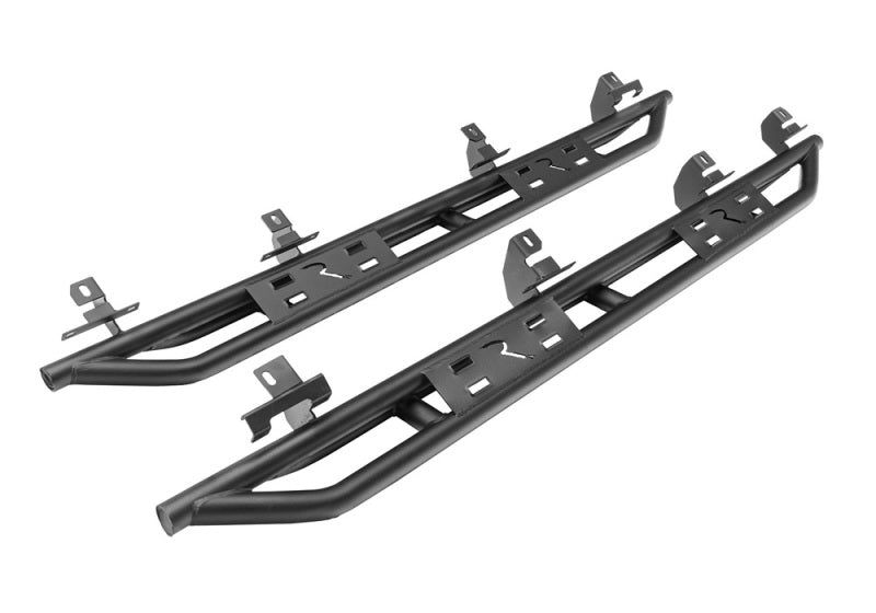 Estribos laterales para Jeep Gladiator SRS Rock Crawler Rampage 20-22, color negro