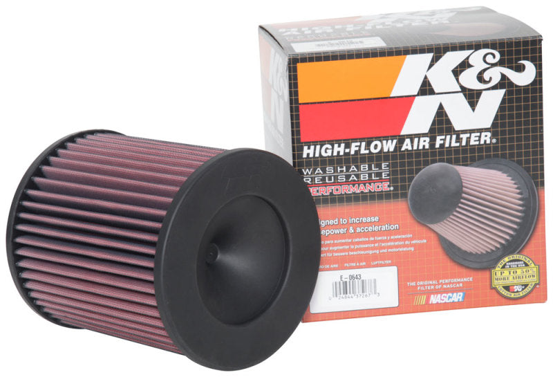 K&N E-0643 Replacement Air Filter — Fits 2017-2024 Audi A8/S8 V6 3.0L FI