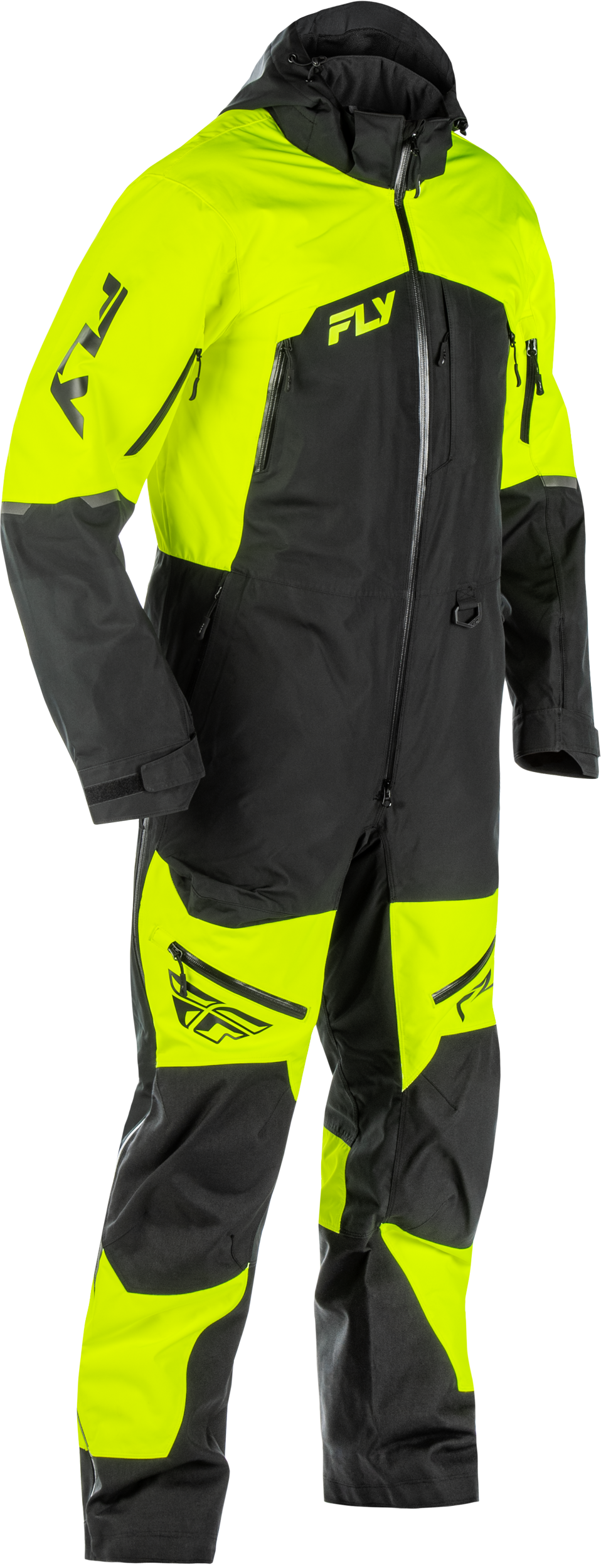 Fly Racing Incline Monosuit HI-VIS/Black LG (470-4382L)