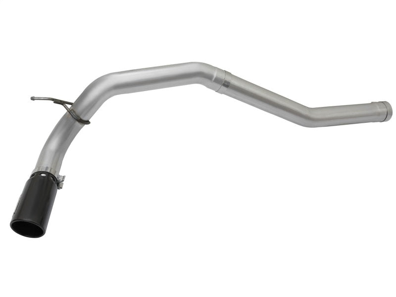 aFe LARGE Bore HD DPF-Back SS Exhaust w/ Black Tip 2016 Nissan Titan XD V8-5.0L (td)