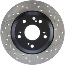 Cargar imagen en el visor de la galería, Rotor trasero izquierdo ranurado y perforado StopTech 00-09 S2000