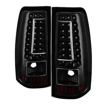 Cargar imagen en el visor de la galería, Xtune Chevy Silverado 1500-2500-3500 03-06 C-Shape LED Tail Lights Black ALT-ON-CS03-G2-LED-BK