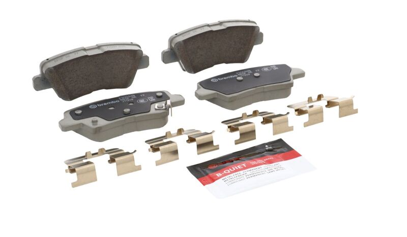 Brembo OE 2017 Hyundai Elantra/18-22 Ioniq/18-19 Sonata/16-17 Veloster Ceramic Brake Pad - Rear